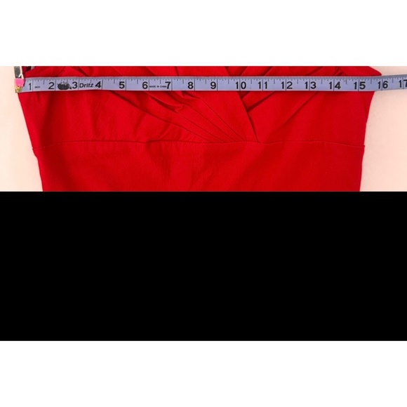 New Dow Boutique Classic Collection Sexy Red 50's Retro Pencil Dress, L - Picture 10 of 15